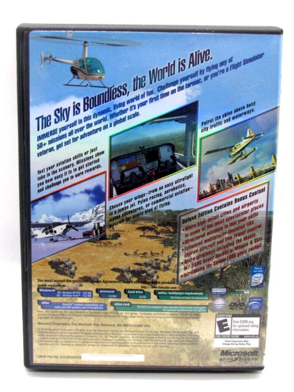 Microsoft Flight Simulator X: Deluxe Edition (PC, 2006) Cd Key Included - Picture 4 of 4